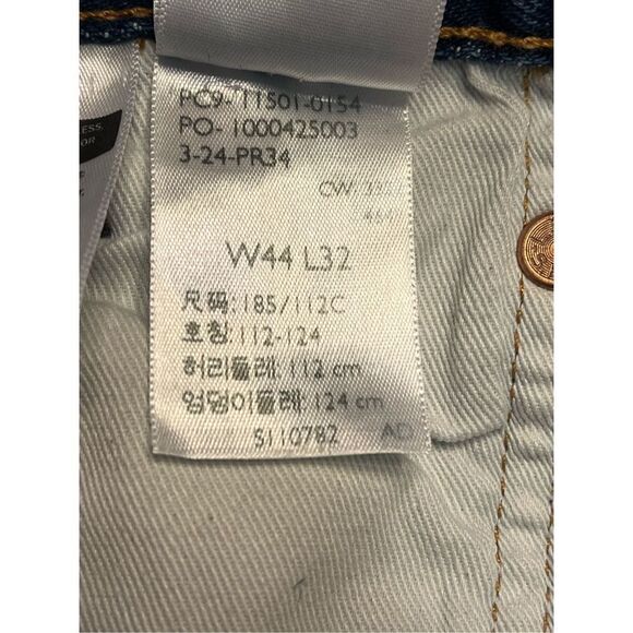 Levi's Premium 501 Jeans Blue Stretch Big &Tall Men's NWT RT$98 44x32 (2748) - Picture 9 of 10